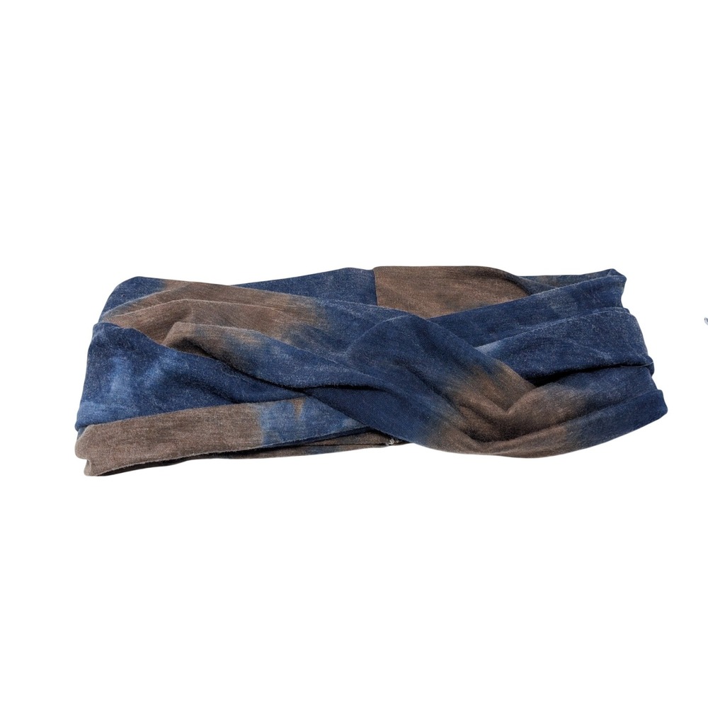 Urban Outfitters Y2K Tie Dye Twist Headband Blue Brown Hair Accessory Boho Indie